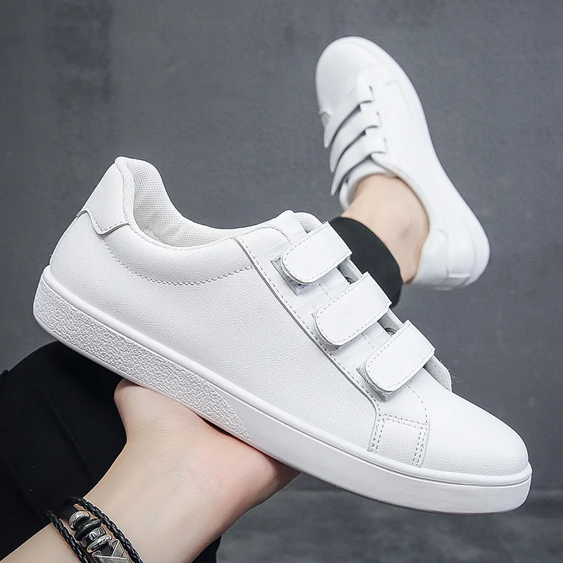 New autumn white shoes Fashion non slip board shoes Outdoor skateboarding loafers comfortable Shoe Flat Male Sneakers Tenis Para