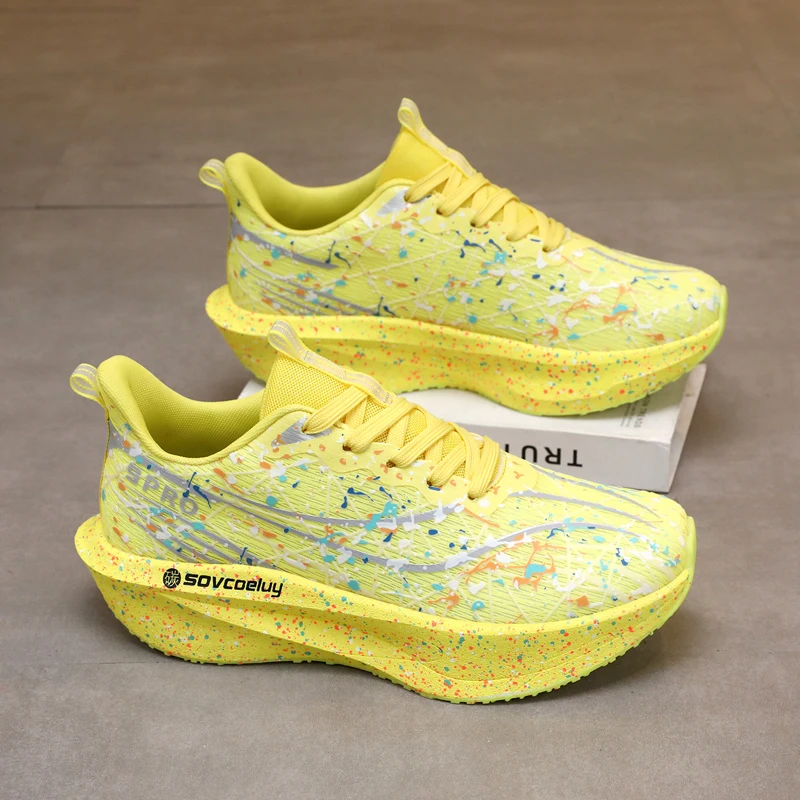 Marathon Men Running Shoes Breathable Lightweight Comfortable Casual Shoes Men Wear-resistant Low-top Comfort Sports Men running - Image 2