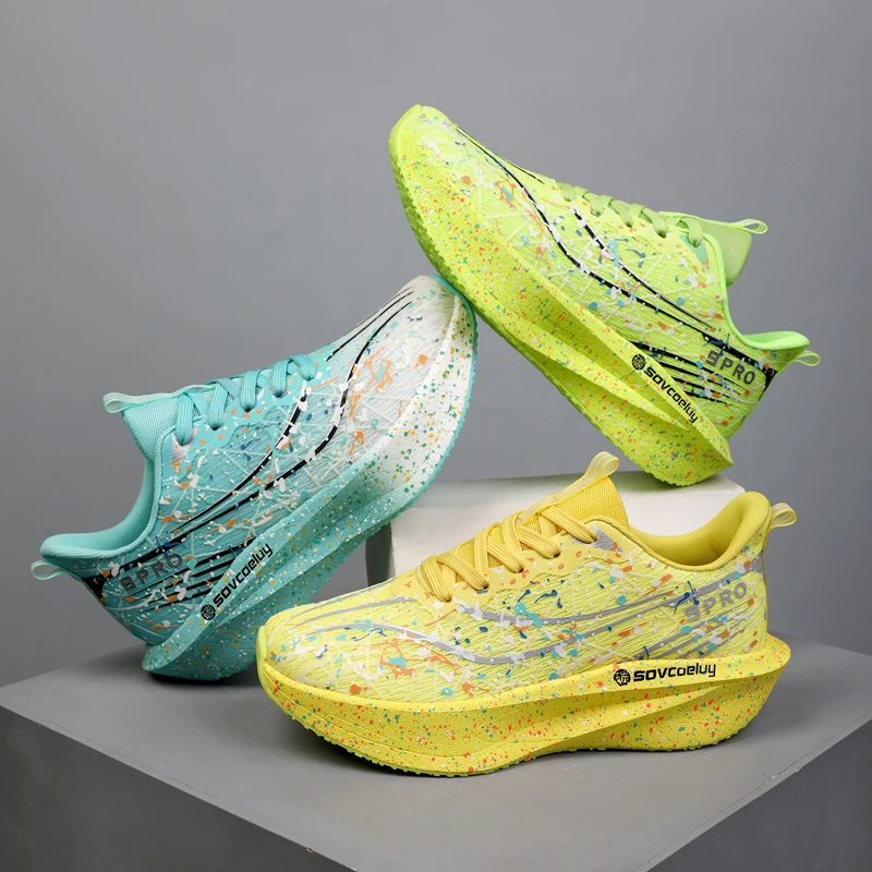 Marathon Men Running Shoes Breathable Lightweight Comfortable Casual Shoes Men Wear-resistant Low-top Comfort Sports Men running