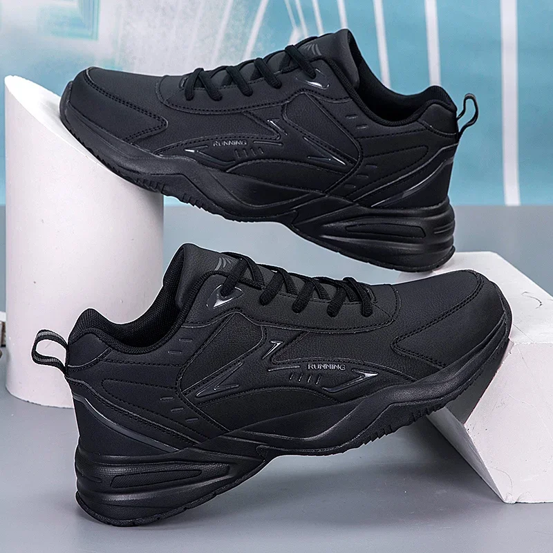 Chunky Sneaker for Men Thick Sole Versatile 2025 New Trend Mesh Lace Up Breathable Casual Sports Shoes Increased Soft Soles - Image 2